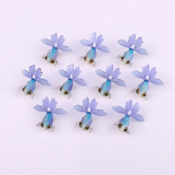 Colorful goldfish charms
