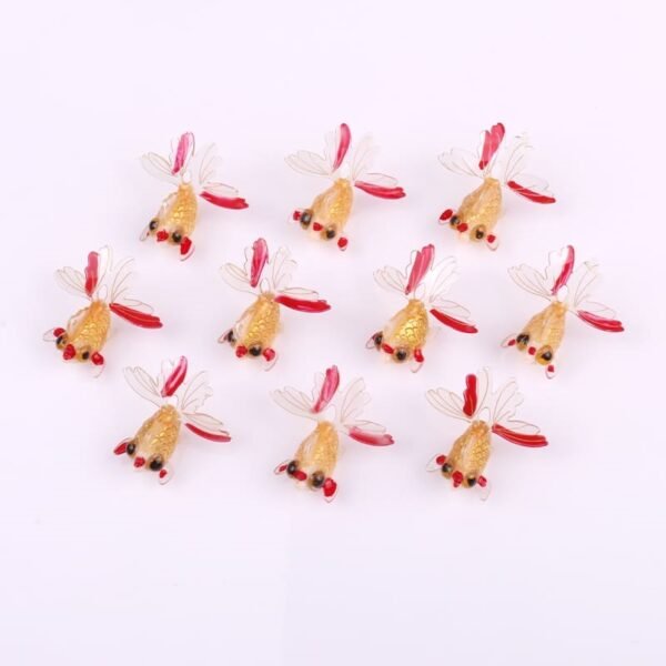 Colorful goldfish charms