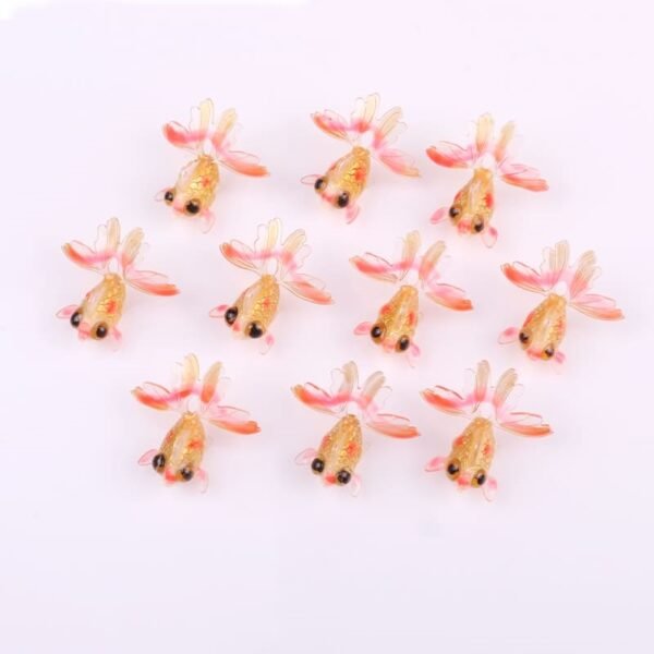 Colorful goldfish charms
