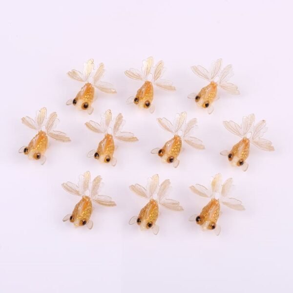 Colorful goldfish charms