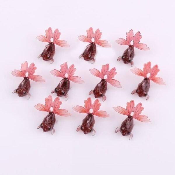 Colorful goldfish charms