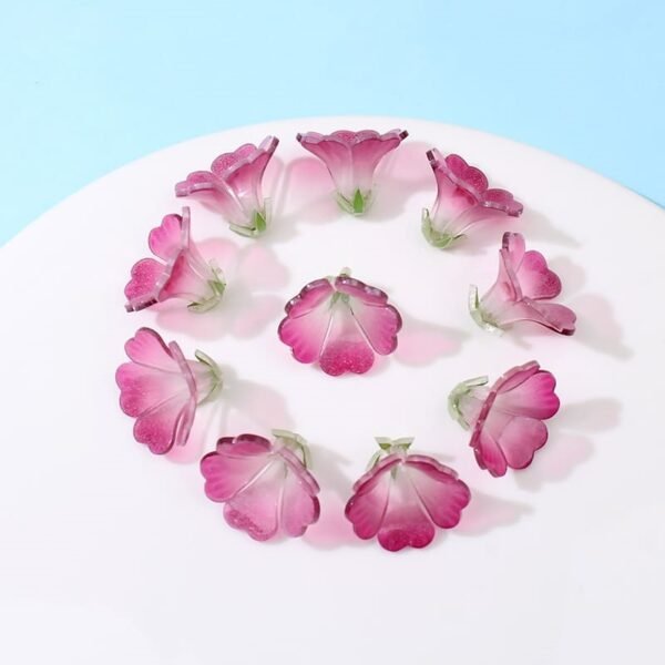 red morning glory beads