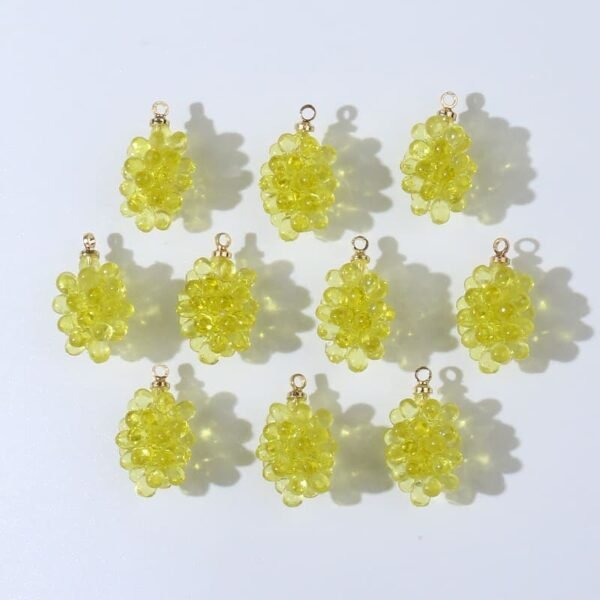 Purple Green Grape Charms