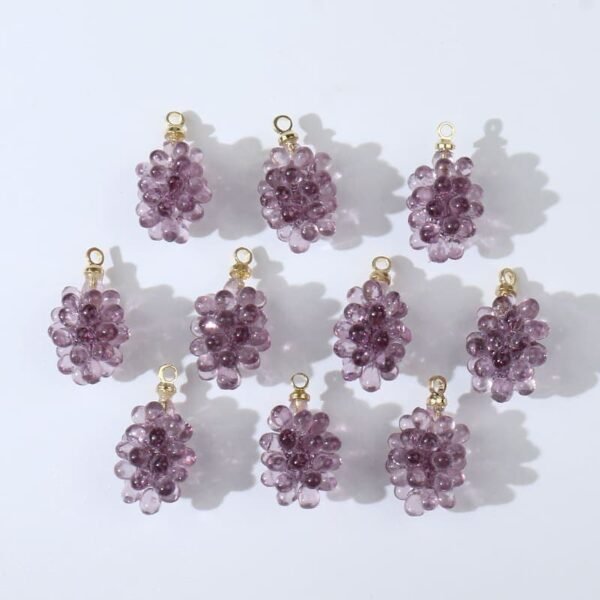 Purple Grape Charms