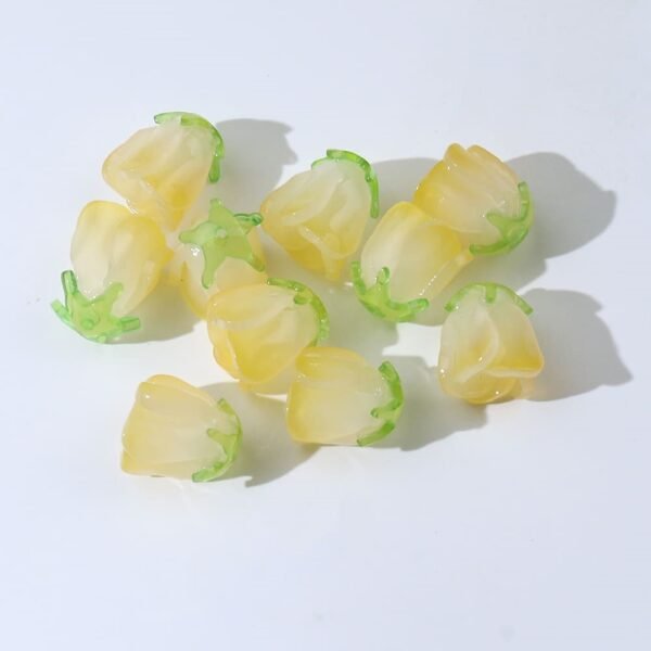 yellow rose flowers beads