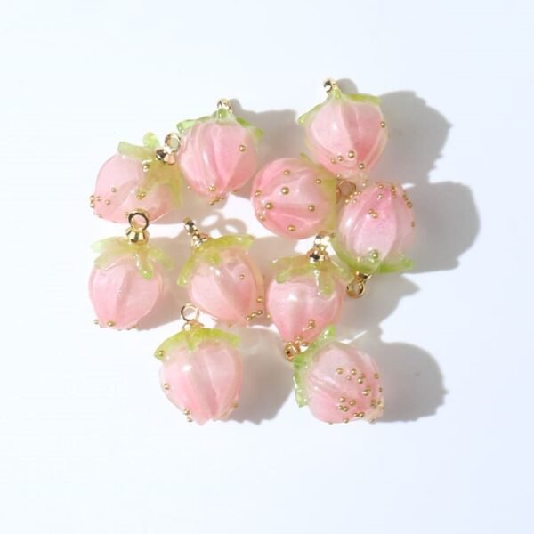 strawberry buds charms