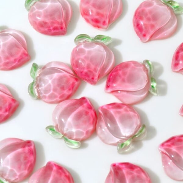 Beauty Peach Beads for DIY Crafts