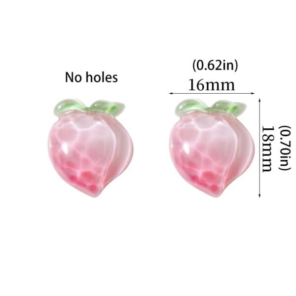 Beauty Peach Beads for DIY Crafts