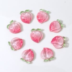 Beauty Peach Beads for DIY Crafts